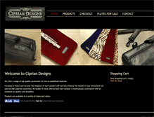 Tablet Screenshot of cipriandesigns.com